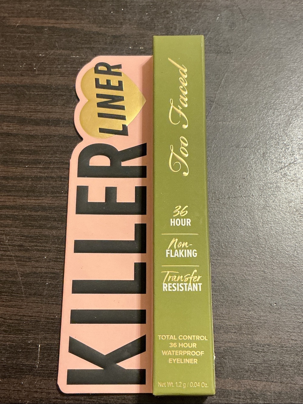 Too Faced waterproof eyeliner - Killer Camo